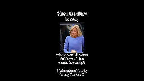 If Biden Daughter is True,Where was Jill Biden at the time of these alleged showers🤔