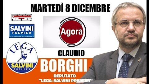 🔴 Interventi dell'On. Claudio Borghi ad Agorà del 08-12-2020