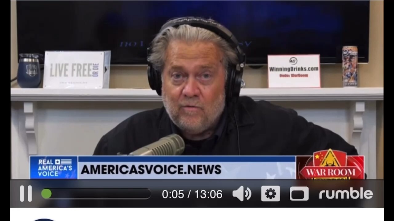 Interview with STEVE BANNON WARROOM Amc