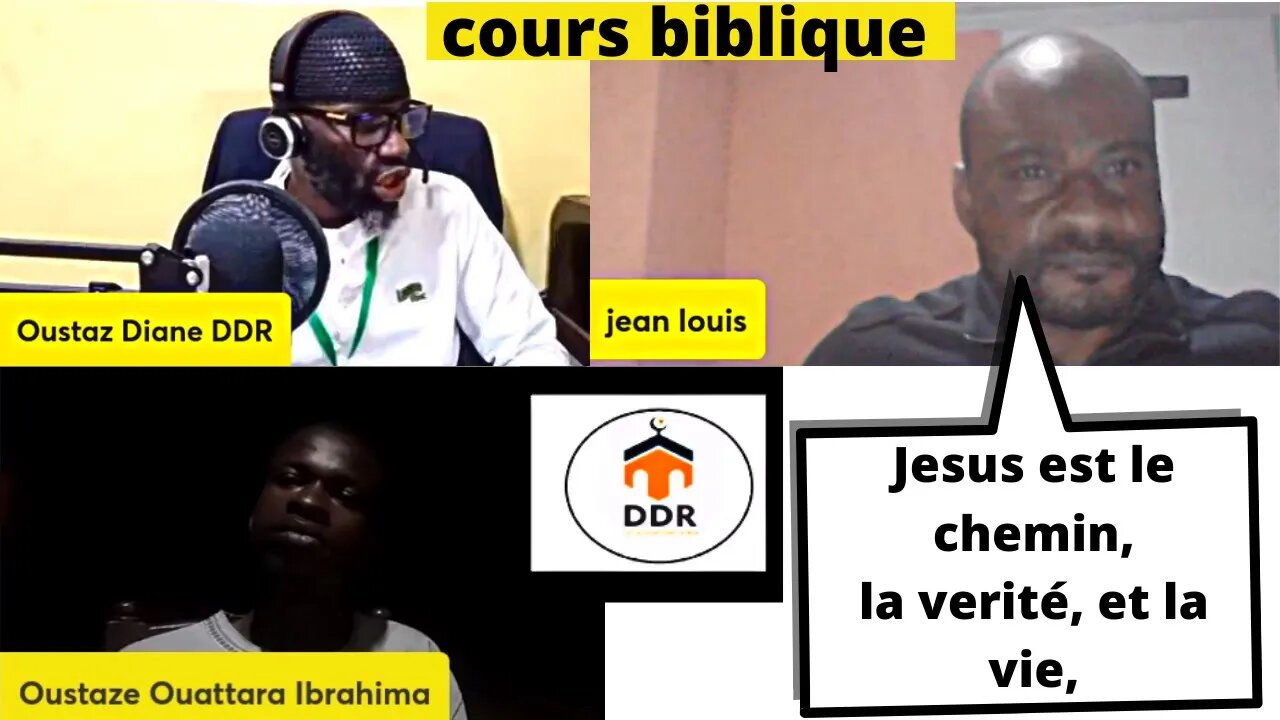 💢Cours Biblique II avec oustaz diane, la ddr et un pasteur II thème : Jesus est-il le sauveur ?