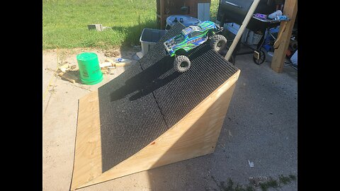 Testing Ramp with Traxxas Maxx