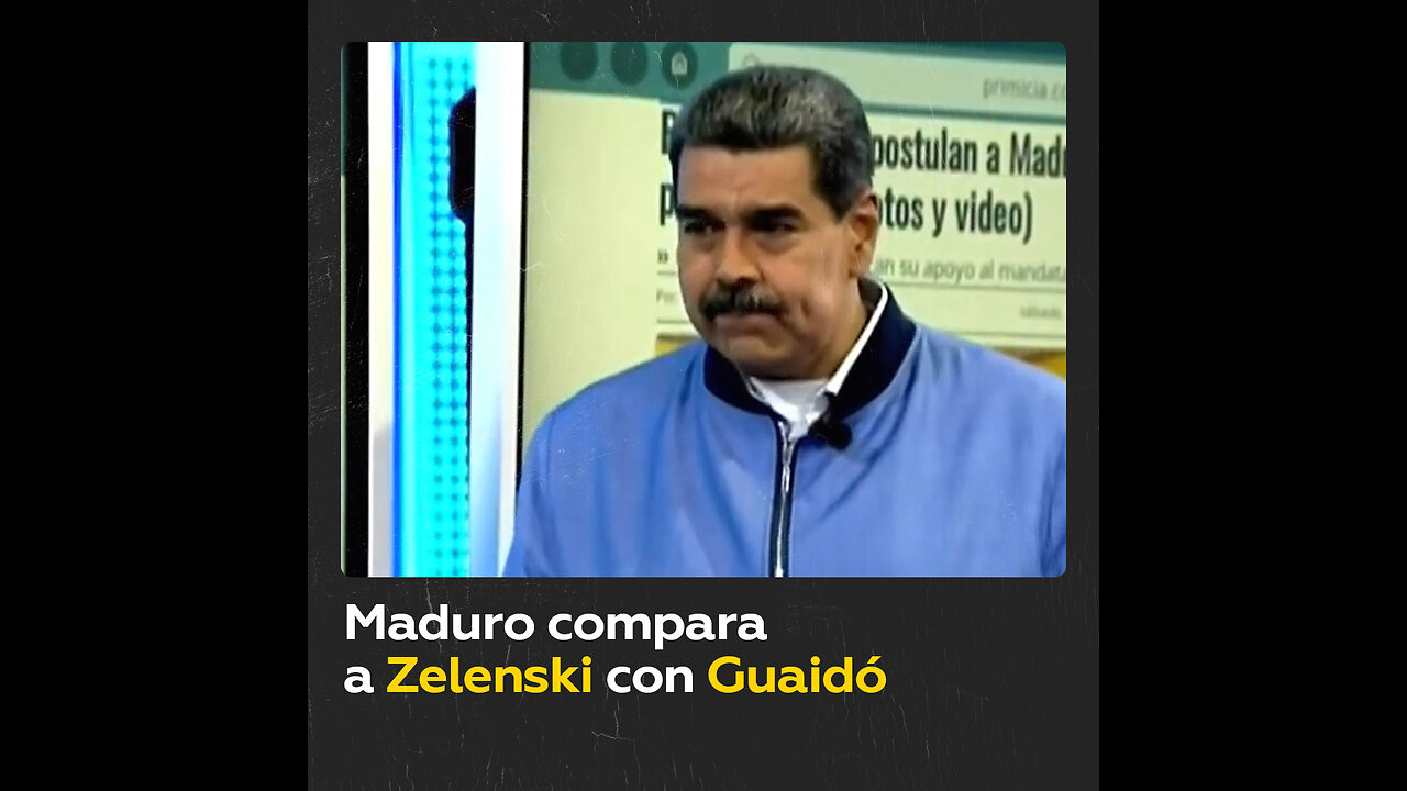 Maduro: “Zelenski se parece a Guaidó, tan payaso, tan burdo y tan derrotado”
