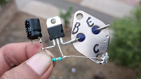 DIY AMPLIFIER WITH TRANSISTOR 2N3055 & TIP122