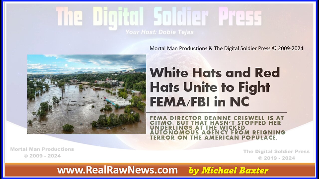 White Hats and Red Hats Join Forces Against FEMA-FBI Brigands in NC.