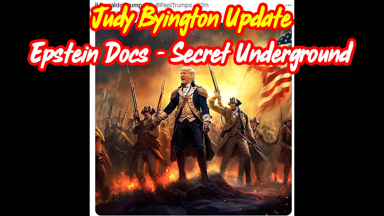 Judy Byington Update: Epstein Docs - Secret Underground