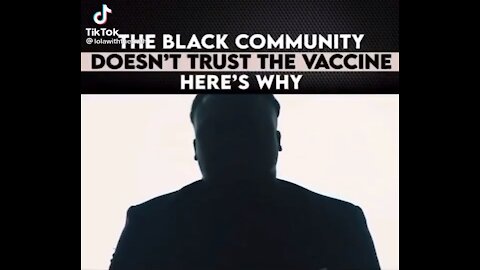 Black Community does not trust the vaccination