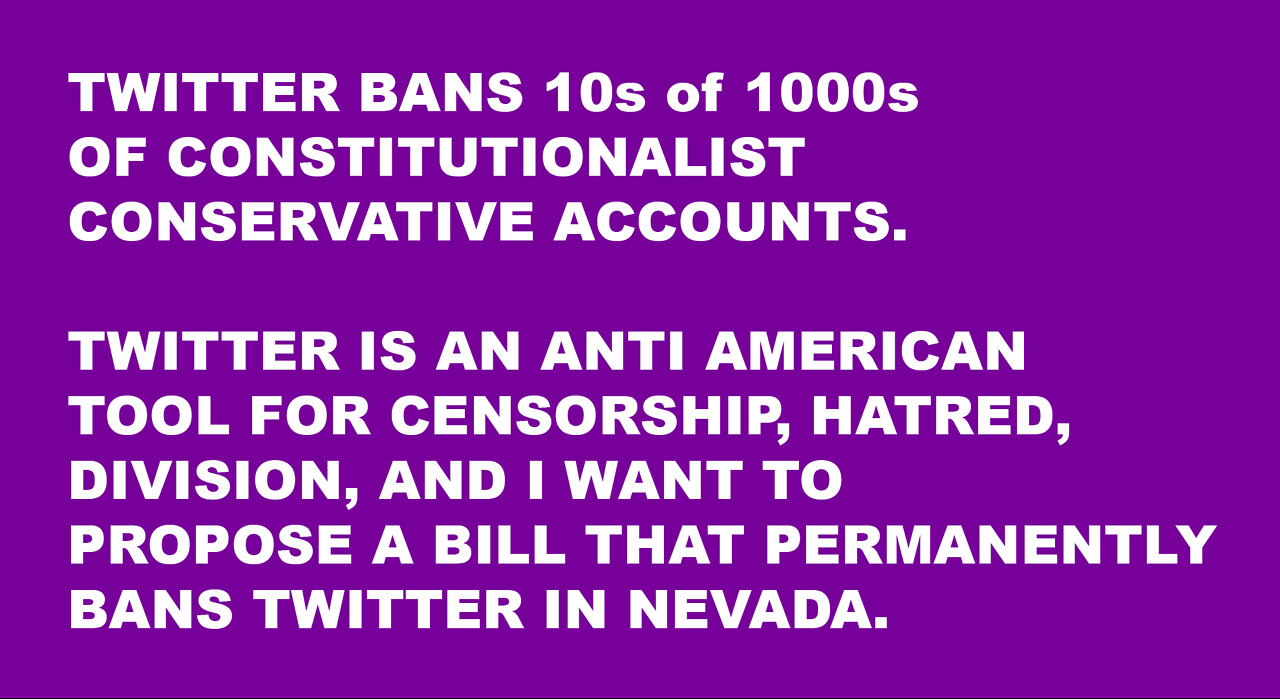 Twitter Bans Republican Voices