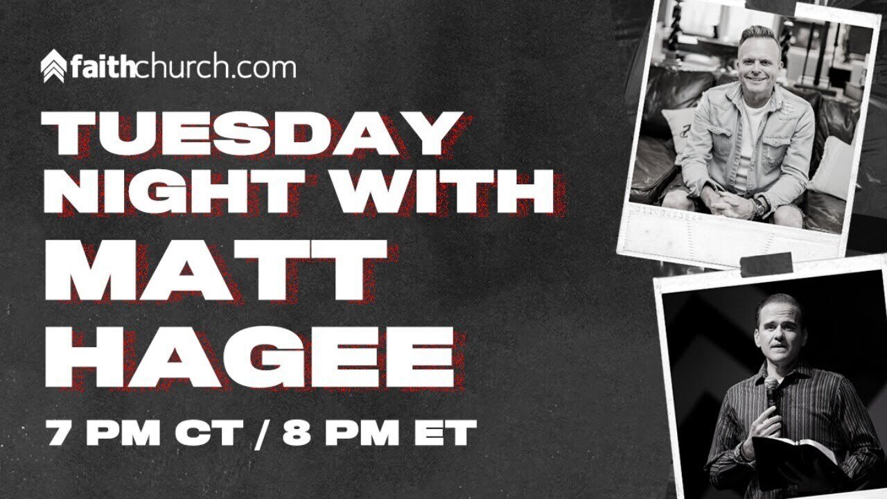 Tuesday Night LIVE with Pastor Matt Hagee and Pastor David Crank from Faith Church.