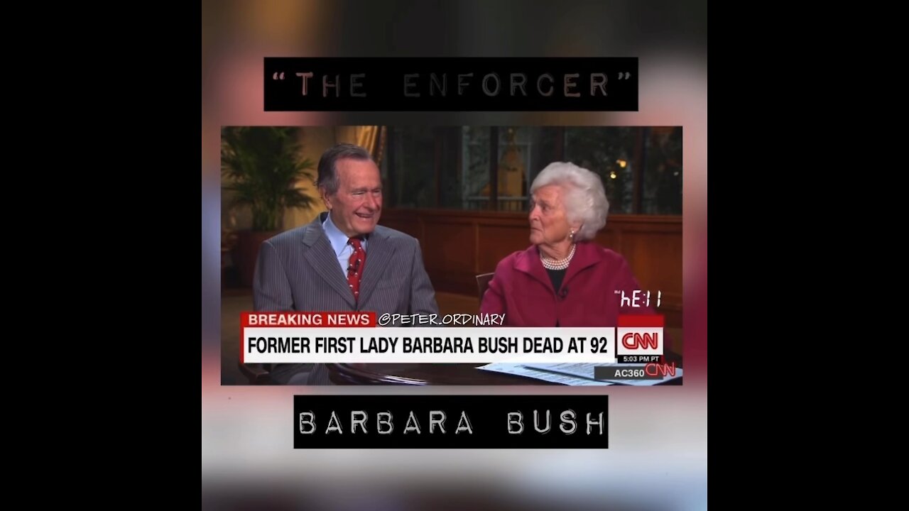 Barbara Bush Was A Mean Bitch