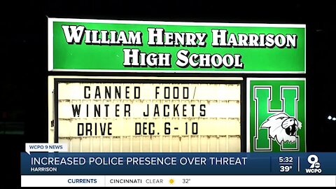 Report of weapon leads to increased police presence at Harrison HS