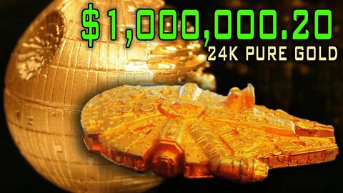 Star Wars Space Ships Made Of 24K Solid Gold For $1 Million!