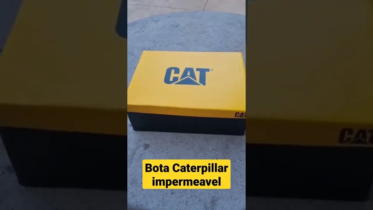 Coturno Original Cat Masculino Resistente Impermeável .. @Caterpillar Mining #cat