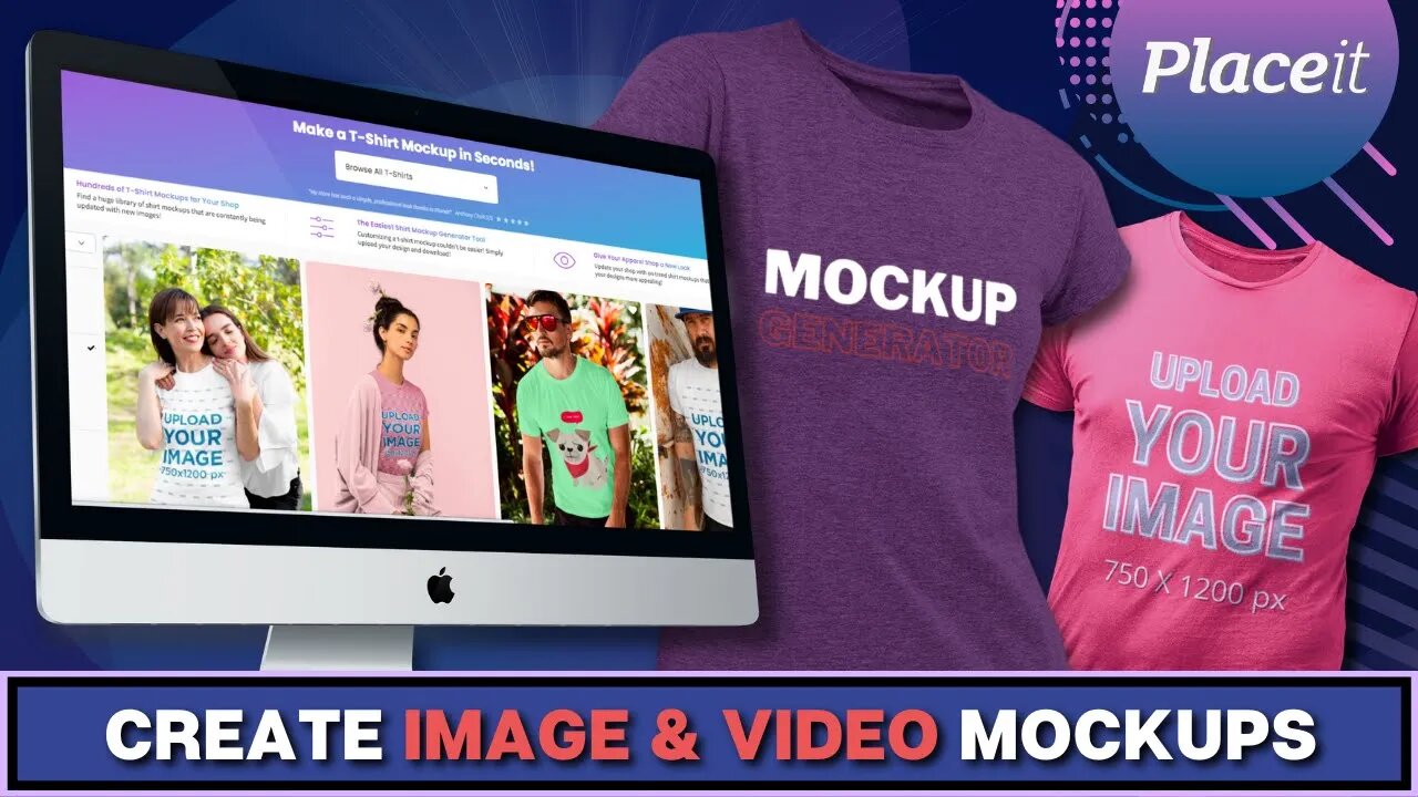 Create T-Shirt Mockups With Placeit | Placeit Mockup Tutorial