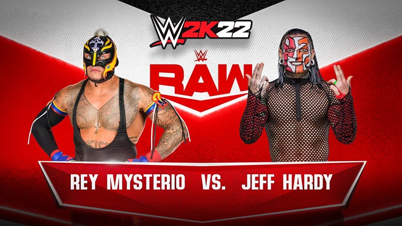 WWE 2K22: Rey Mysterio Vs. Jeff Hardy - Glorious Gameplay!