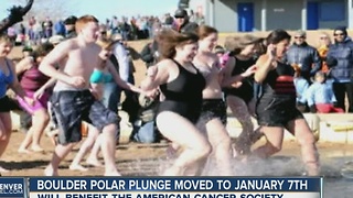 Date change for Boulder's Polar Plunge