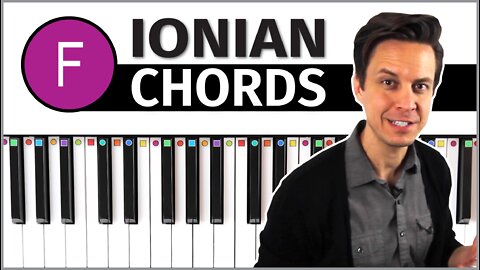 Piano // Chords in the Key of F (Ionian)