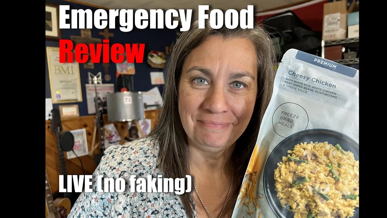 Emergency Food Review | Big Family Homestead Live | Thrive LIFE Cheesy Chicken | 9/8