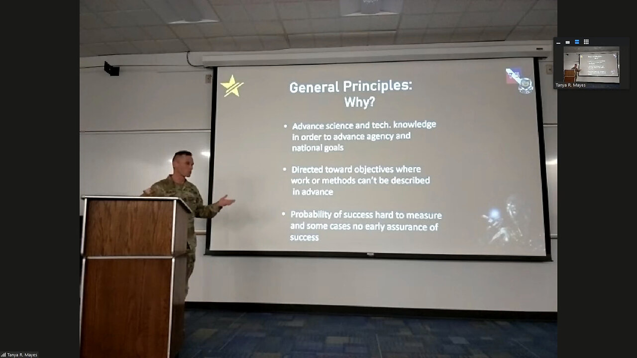 2nd Annual 75th USARIC, OSJA Legal Training - R & D Contracts: A Primer