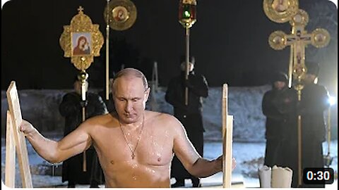 Russian president Vladimir Putin braves subzero lake to mark Orthodox Epiphany