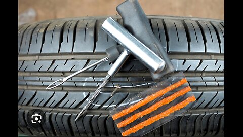 "Emergency Tire Repair: Quick Fix for a Punctured Tyre!"