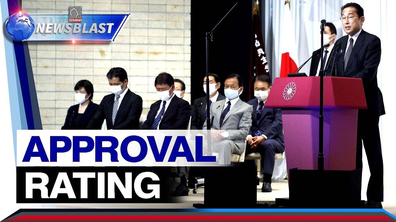 Approval rating ng gabinete ni Japan PM Kishida, bumagsak