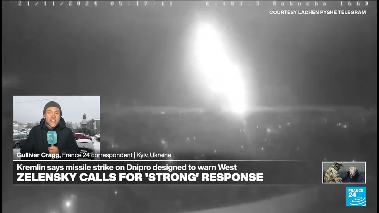 France 24: How things are going in Ukraine after Russia launched a new hypersonic IRBM missile?