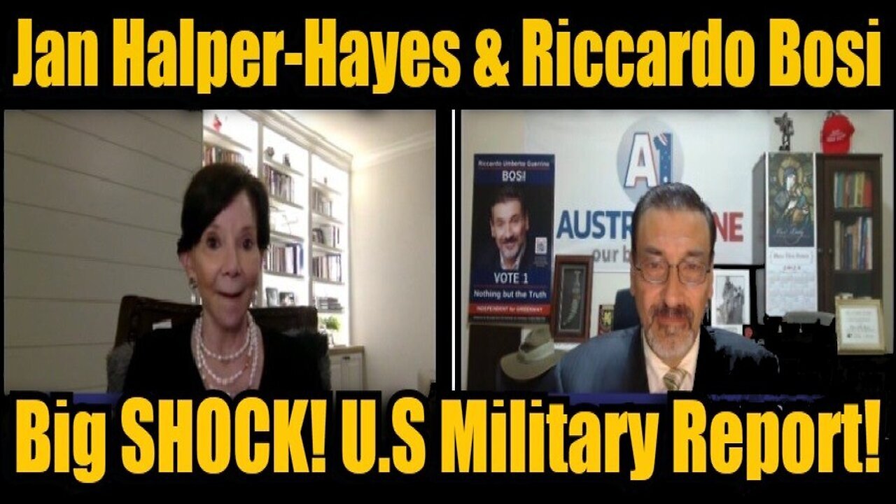 Dr. Jan Halper - Hayes And Riccardo Bosi - Big Shock - U.S. Military Report - 10/11/24..