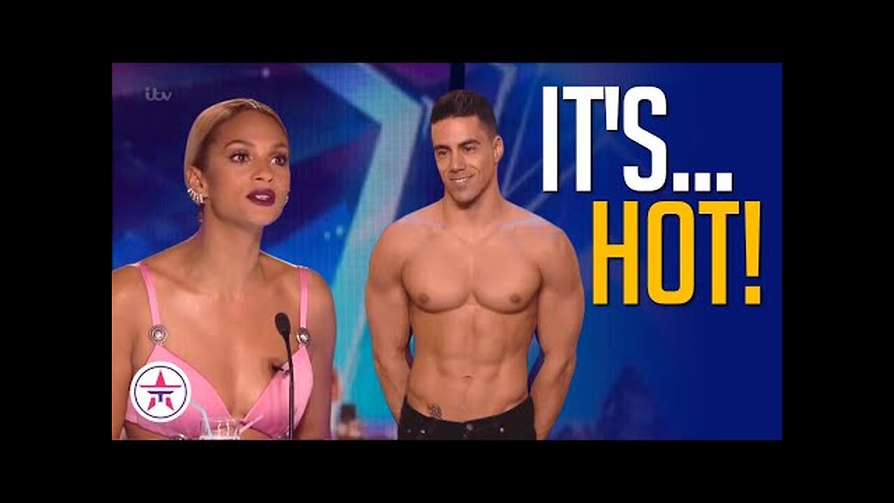 HOT Male Pole Dancer STUNS The Judges With SEXY Aerial Routine