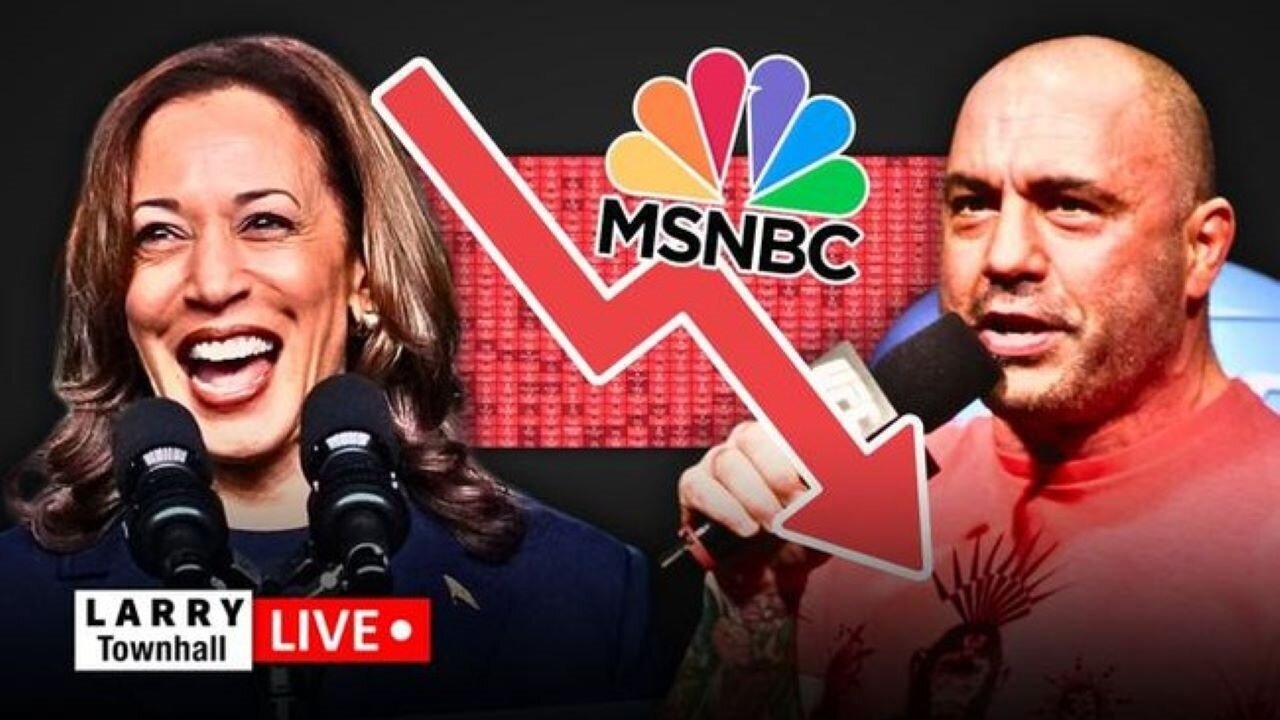 MSNBC In Panic Mode: Joe Rogan Suing?! Kamala's Market Crashes And Burns!