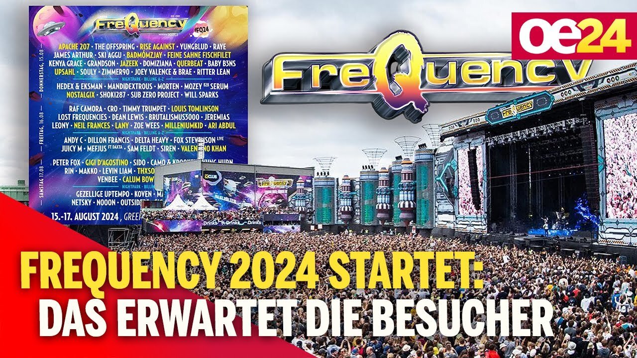 Frequency 2024 startet: Das erwartet die Besucher