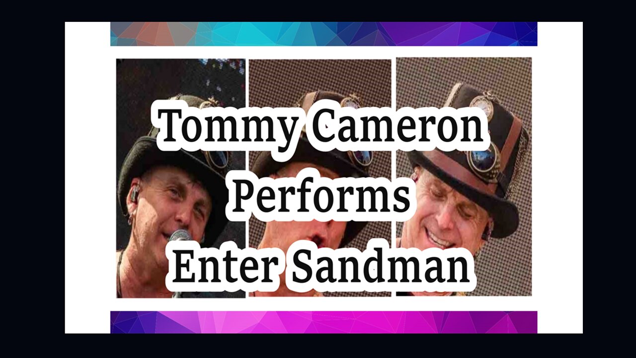 Tommy Cameron performs Enter Sandman