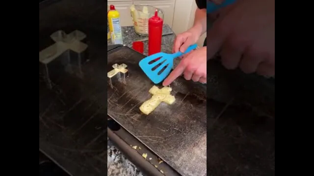 Incredible pancake hack that's great for surprising friends and family