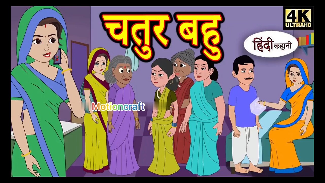 चतुर बहु Story in Hindi||Hindi Story||Moral Stories||Bedtime Stories|| New Story||Story||720p||HD