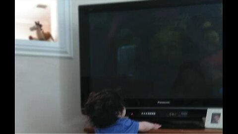 Creepy Faces in TV screen