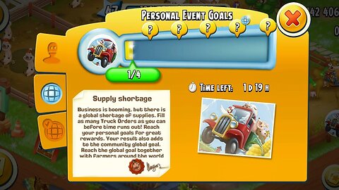 Hay Day Supply Shortage Event gameplay (reaching Level 48)