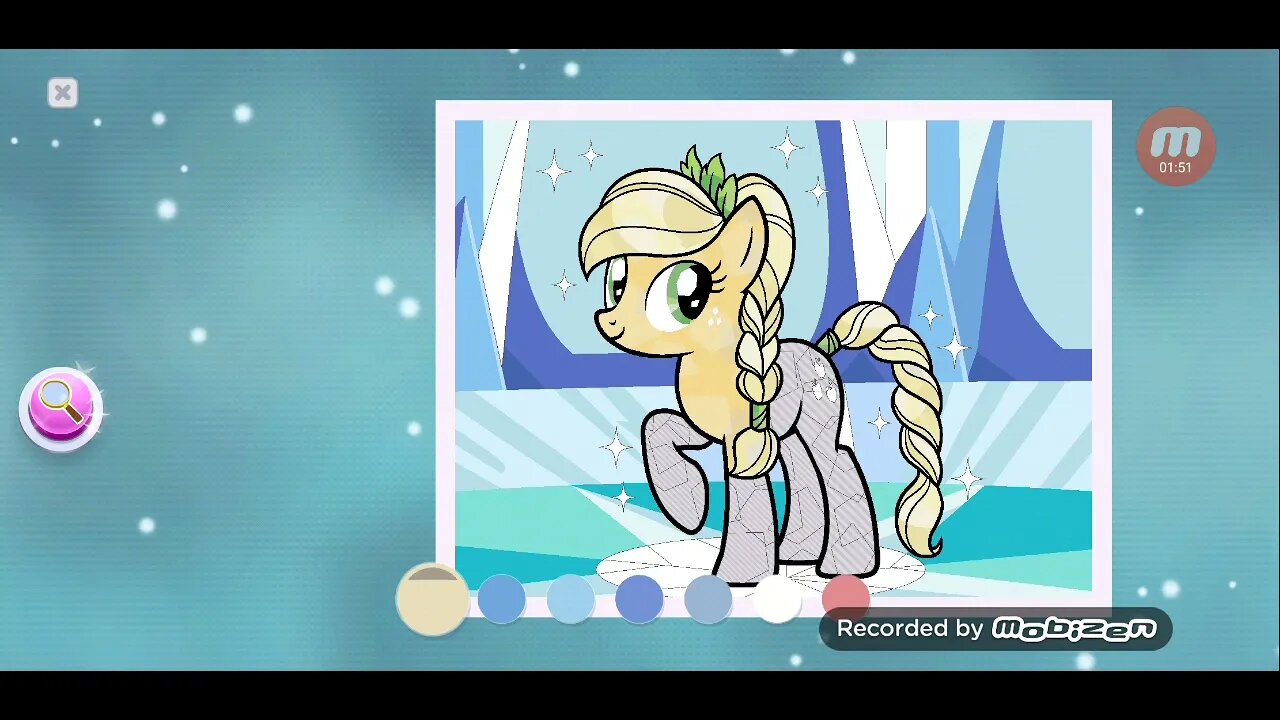 Lets Paint Crystal Applejack and more! / MLP: Color by Magic