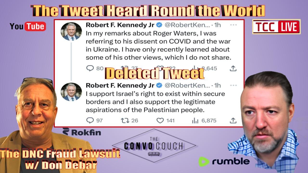 Breaking Down The Tweet Heard Round the World & a Closer Look @ the DNC Fraud Lawsuit w/ Don Debar
