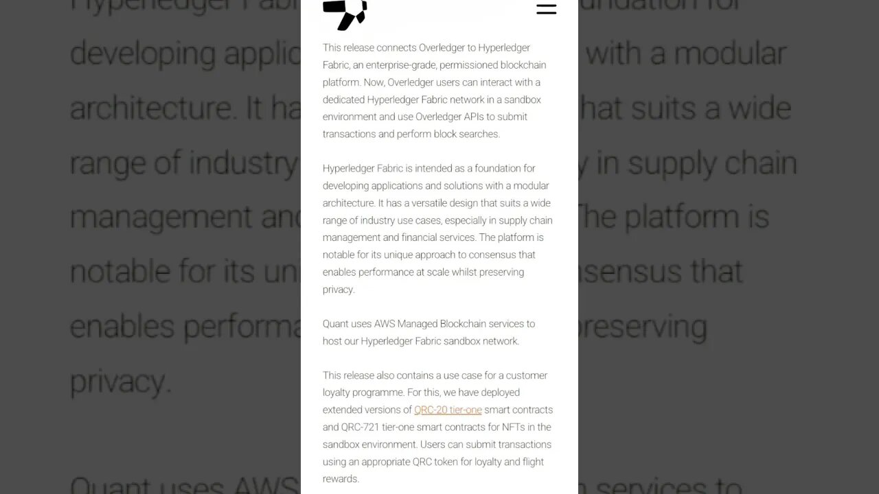 GREAT NEWS FOR QUANT NETWORK, SUPER BULLISH #altcoin #quantnetwork #cryptoinvesting #hyperledger