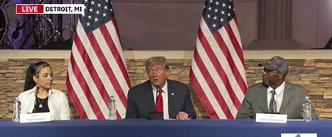 President Donald Trump Speaks at a Community Roundtable in Detroit, MI 6/15/24