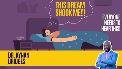 This Dream SHOOK Me !!!!!! Everyone NEEDS To Hear This !!!!