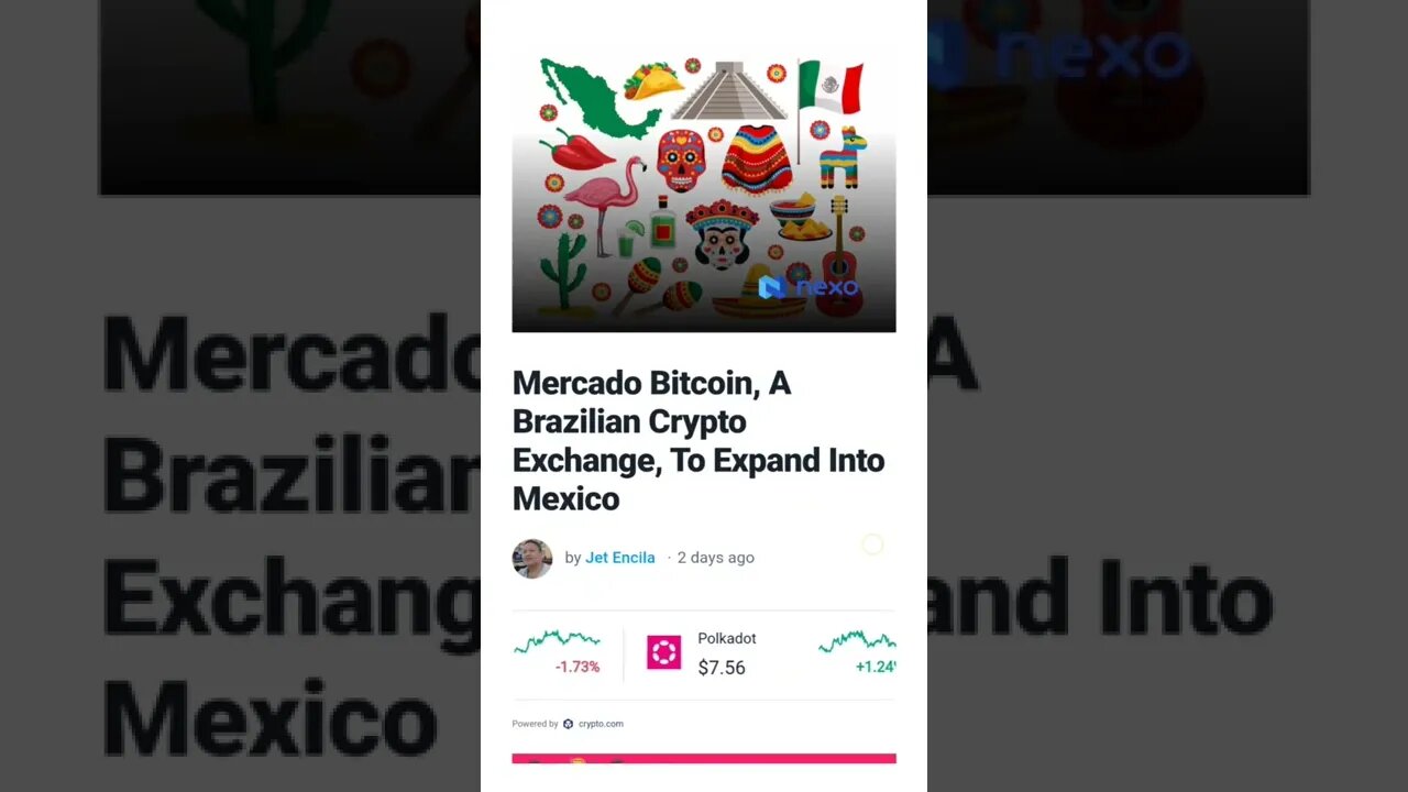 A Brazilian Crypto Exchange, To Expand Into Mexico @aantonop #cryptomash #cryptonews #viral #mexico