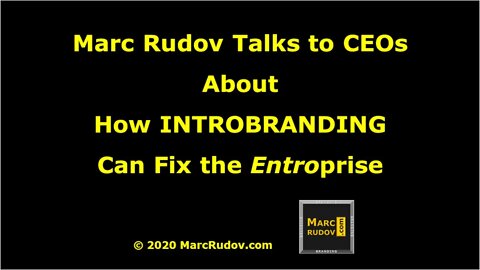 Rudov to CEOs: How Intrabranding Can Fix Your Entroprise