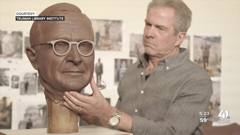 Harry S. Truman statue unveiled at U.S. capitol this afternoon
