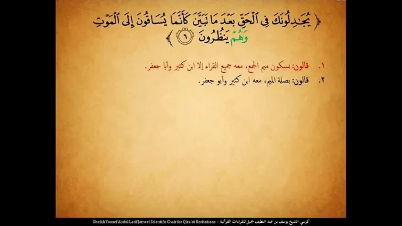 71 ‏‏الربع الواحد والسبعون يسألونك عن الأنفال