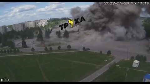 Russian Missile Strike On Ukrainian Military Infrastructure In The City Of Lozovaya Pt.1
