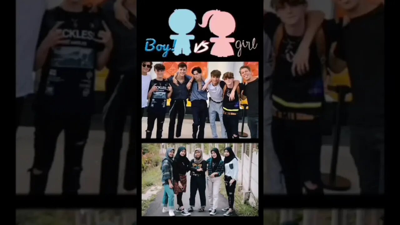 Boy squad Vs Girl squad Part1 #shorts
