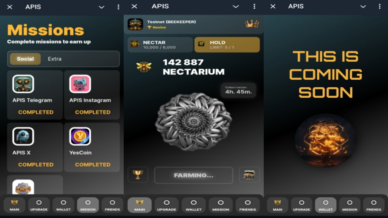 APIS ADVENTURE | New Crypto Airdrop Mining On Telegram | Claim Free $NECTARIUM Every 5Hrs