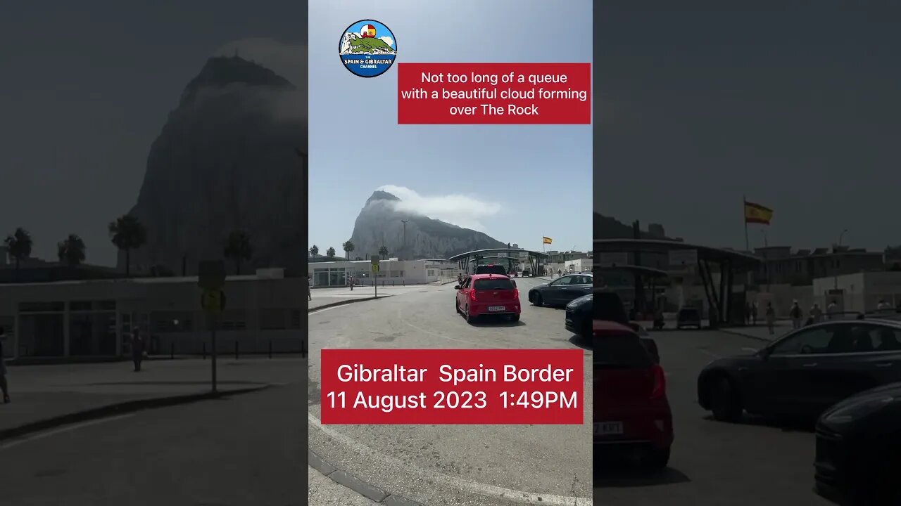 Beautiful Cloud Forming Spain to Gibraltar Frontier
