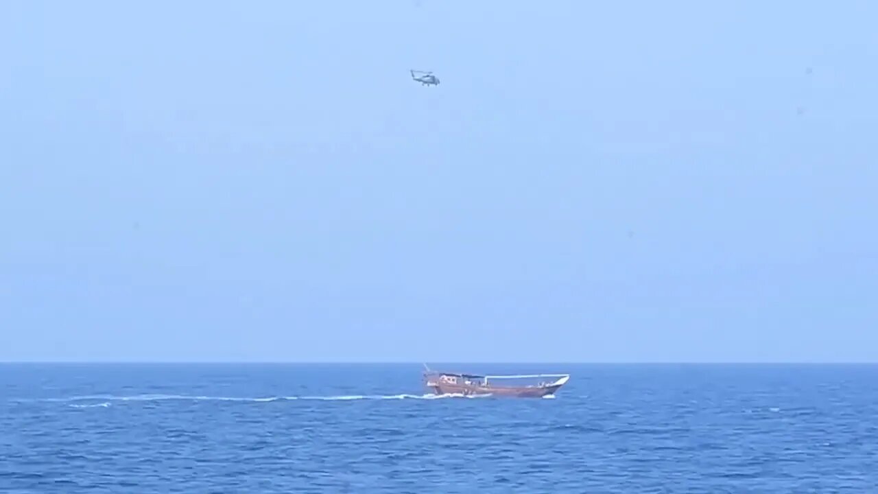US seizes massive Russian-, Chinese-made weapons shipment from stateless dhow in Arabian Sea
