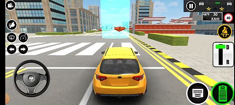 School Car Driving Game Play